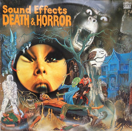 Mike Harding (3) : Sound Effects - Death & Horror (LP, Mono)