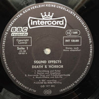 Mike Harding (3) : Sound Effects - Death & Horror (LP, Mono)