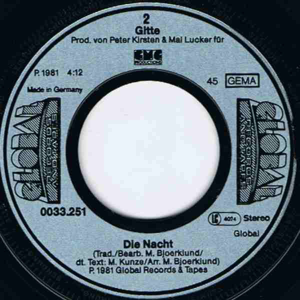 Gitte Hænning : Ungehemmt (7", Single)