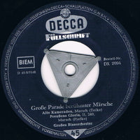 Unknown Artist : Große Parade Berühmter Märsche (7")