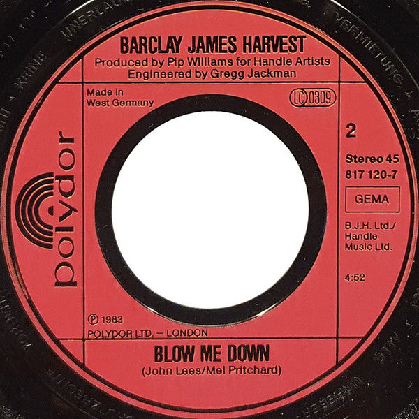 Barclay James Harvest : Ring Of Changes (7", Single)