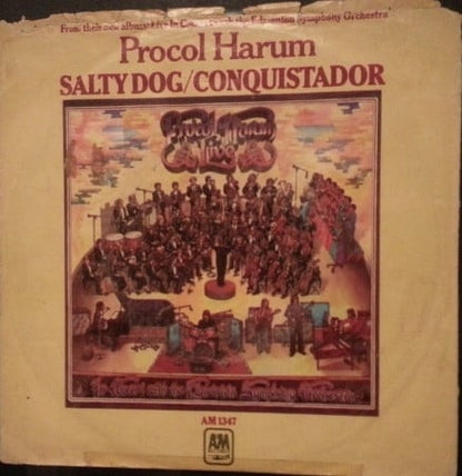 Procol Harum : A Salty Dog / Conquistador (7", Styrene, Ter)