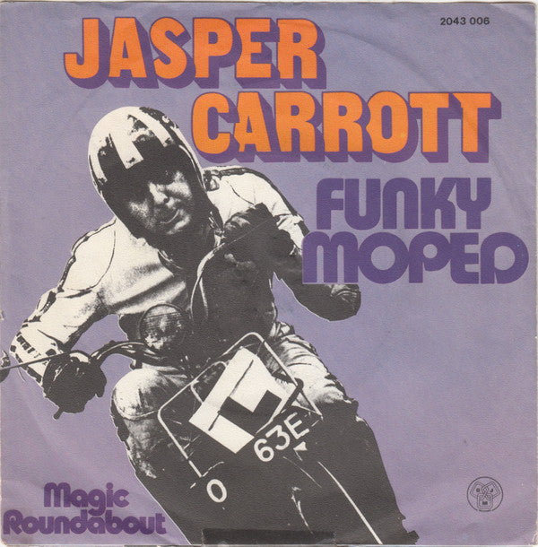 Jasper Carrott : Funky Moped / Magic Roundabout (7", Single)