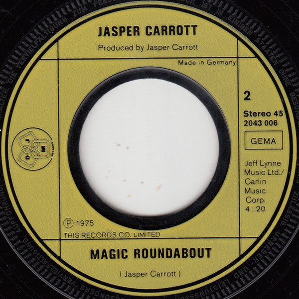 Jasper Carrott : Funky Moped / Magic Roundabout (7", Single)