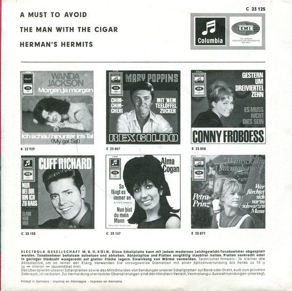 Herman's Hermits : A Must To Avoid (7", Single)