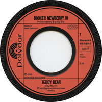 Booker Newberry III : Teddy Bear (7", Single)