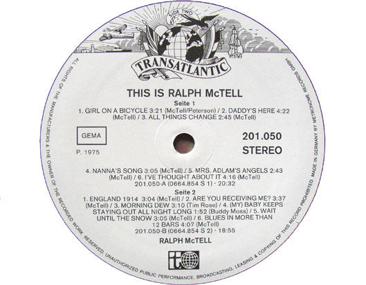 Ralph McTell : This Is Ralph McTell (LP, Comp)