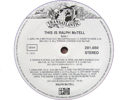 Ralph McTell : This Is Ralph McTell (LP, Comp)