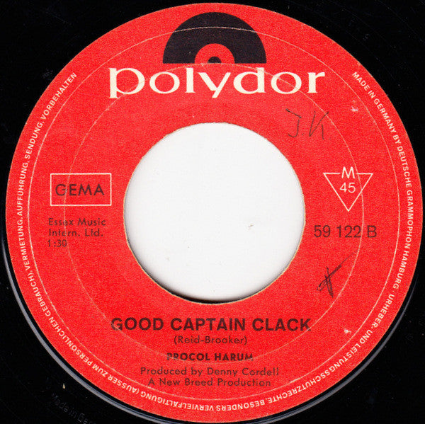 Procol Harum : Homburg (7", Single, Mono)