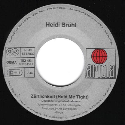 Heidi Brühl : Zärtlichkeit (7", Single)