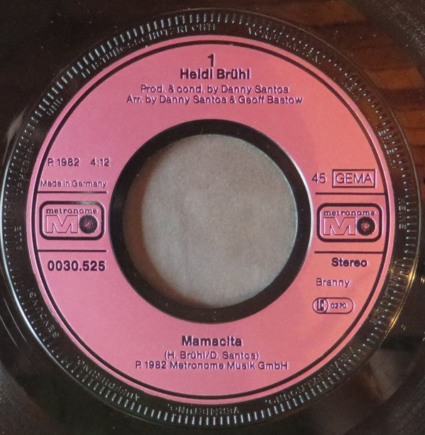 Heidi Brühl : Mamacita (7", Single)