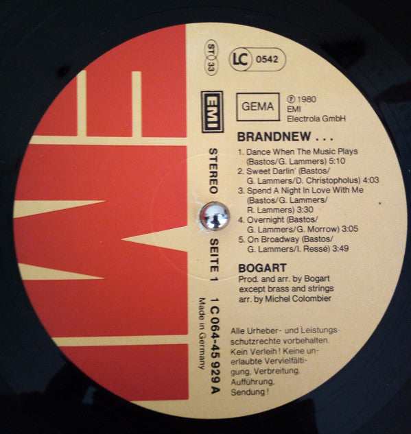 Bogart (3) : Brandnew... (LP, Album)