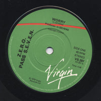 Z.E.R.O. Pass S.E.V.E.N. : Worry (7")
