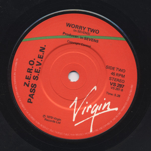 Z.E.R.O. Pass S.E.V.E.N. : Worry (7")