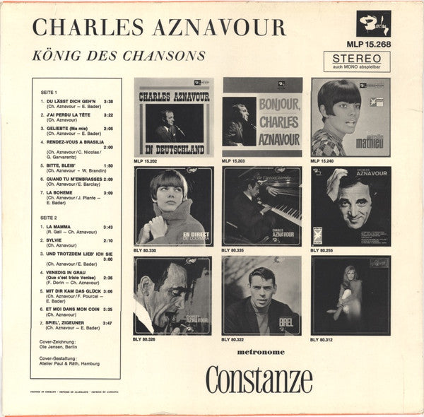 Charles Aznavour : König Des Chansons (LP, Comp)