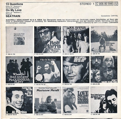 Seatrain : 13 Questions (7", Single)