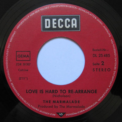 The Marmalade : Back On The Road (7", Single)