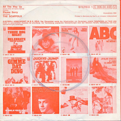 The Scaffold* : All The Way Up / Please Sorry (7", Single)