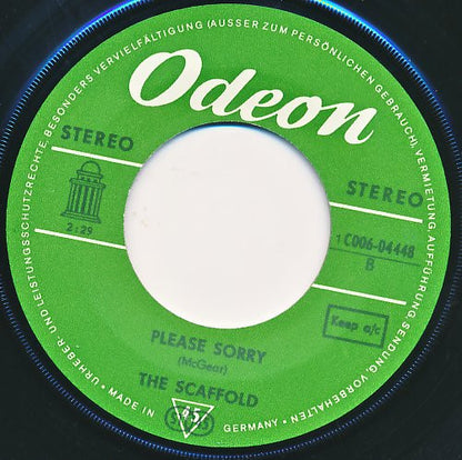 The Scaffold* : All The Way Up / Please Sorry (7", Single)