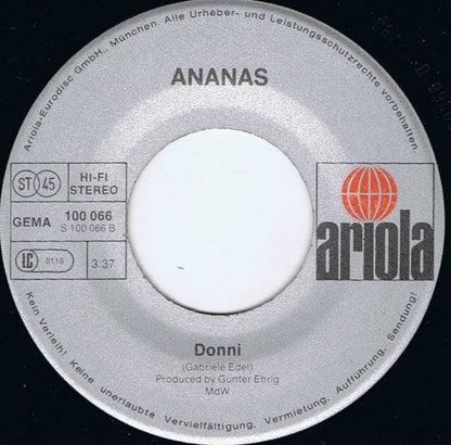 Ananas (2) : Schulaufgaben (7", Single)