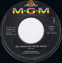 Connie Francis : Der Mond War Schuld Daran (7", Single, Mono)