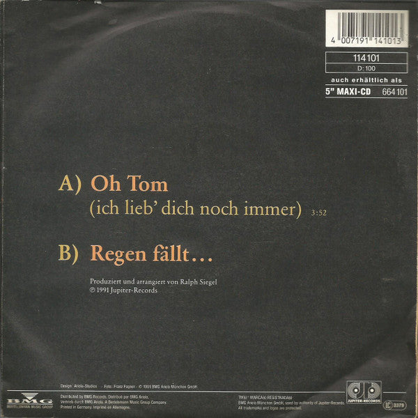 Dorkas : Oh Tom (Ich Lieb' Dich Noch Immer) (7", Single)