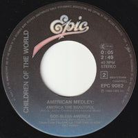 Children Of The World (2) Featuring Ellen Foley And Jimmy Hall : The Time Is Now (7", Single)
