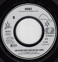 Nicole (2) : Song For The World (7", Single)