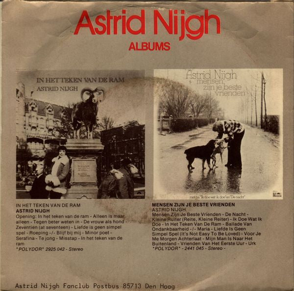 Astrid Nijgh : Zingeman (7", Single)