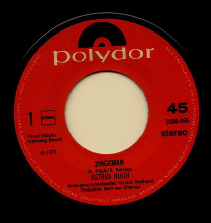Astrid Nijgh : Zingeman (7", Single)