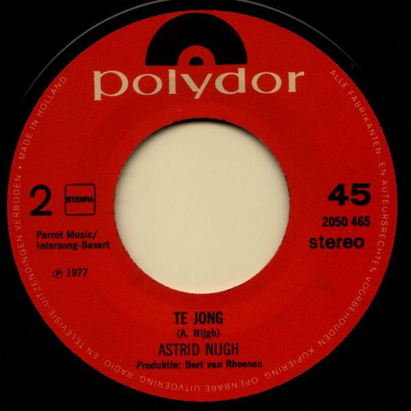 Astrid Nijgh : Zingeman (7", Single)