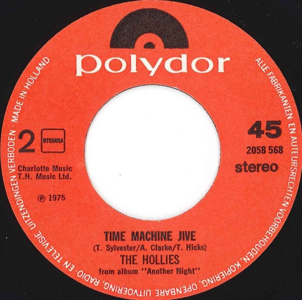 The Hollies : Falling Calling / Time Machine Jive (7", Single)