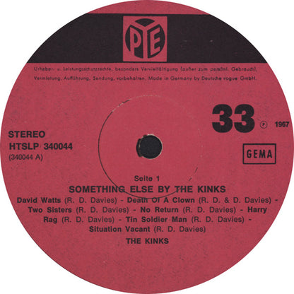 The Kinks : Something Else By The Kinks (LP, Album)