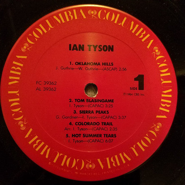Ian Tyson : Ian Tyson (LP, Album, Car)