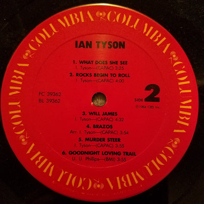 Ian Tyson : Ian Tyson (LP, Album, Car)