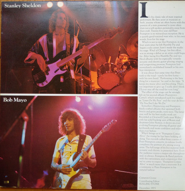 Peter Frampton : Frampton Comes Alive! (2xLP, Album, Ltd, Pin)