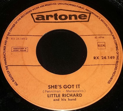 Little Richard And His Band : She's Got It / Heeby-Jeebies (7")
