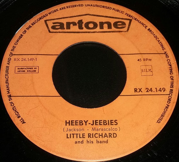 Little Richard And His Band : She's Got It / Heeby-Jeebies (7")
