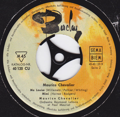 Maurice Chevalier : Contre L'amour Y'a Rien À Faire (7", Single, Mono, Club)