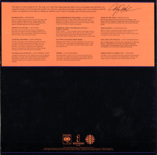 Murray McLauchlan : Heroes (LP, Album)