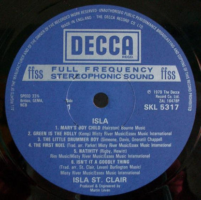 Isla St Clair : Isla (LP, Album)