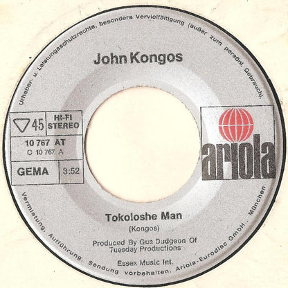 John Kongos : Tokoloshe Man (7", Single)