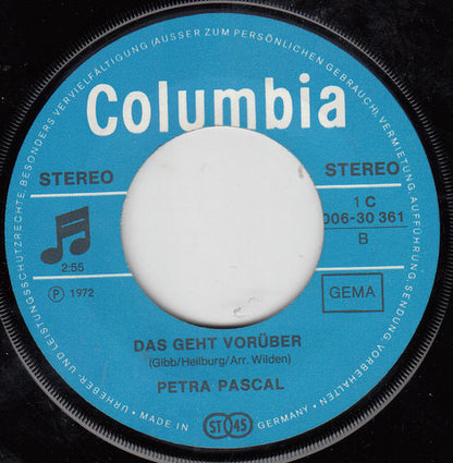 Petra Pascal : Drei Schritte Vor Und Zwei Zurück (7", Single)