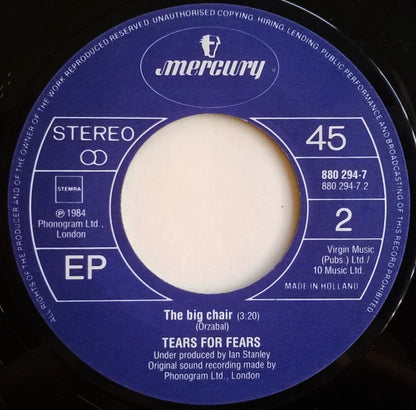 Tears For Fears : Shout (7", EP, Single)