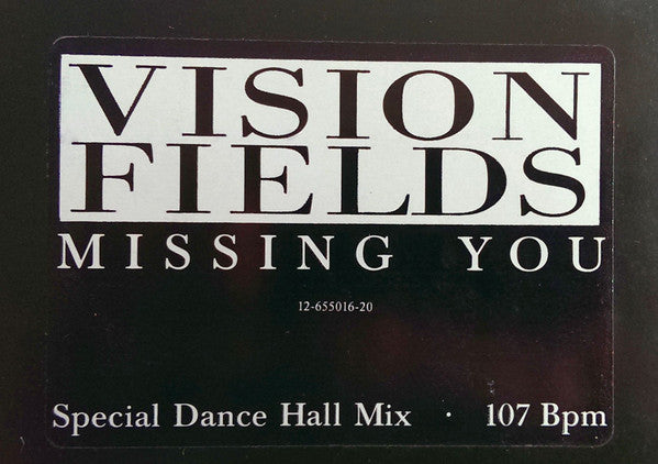 Vision Fields : Missing You (12", Single, W/Lbl)