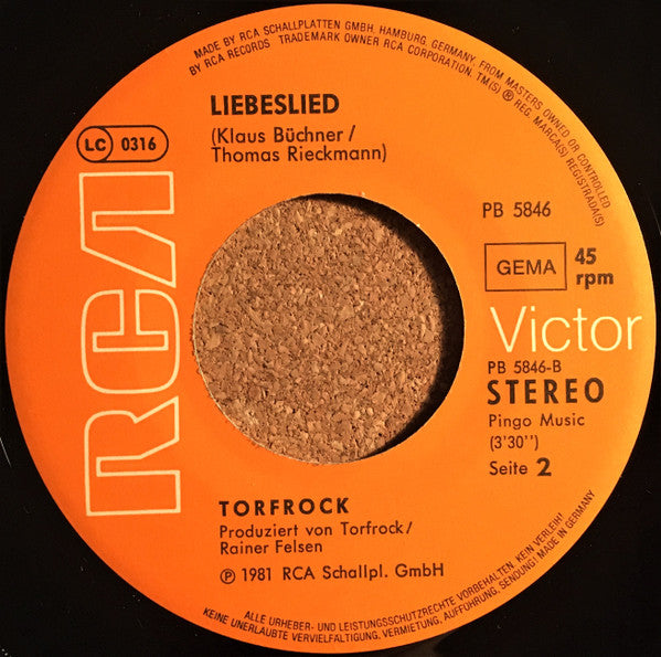 Torfrock : Rollos Wampe (7", Single)