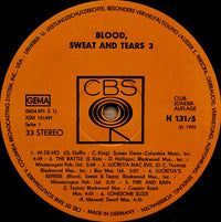 Blood, Sweat And Tears : Blood, Sweat And Tears 3 (LP, Club)