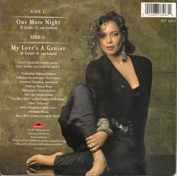 Mildred Douglas : One More Night (7")