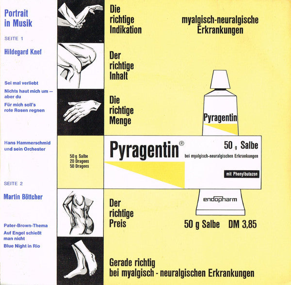 Hildegard Knef / Martin Böttcher : Portrait In Musik (7", EP, Promo, Gat)