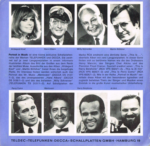 Hildegard Knef / Martin Böttcher : Portrait In Musik (7", EP, Promo, Gat)
